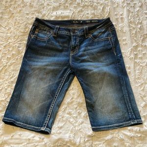 Miss Me Bermuda Jean Shorts